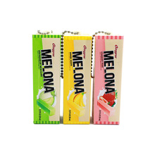 仿真韩国宾格瑞冰淇淋台湾QQ巧克力糖果钥匙扣抽拉盒挂链可装饰品