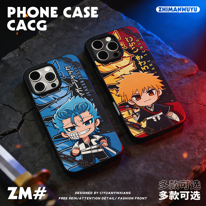 Kurosaki Ichigo Apple iPhone Case Bleach Hitsugaya Anime Fan Merchandise Phone Case