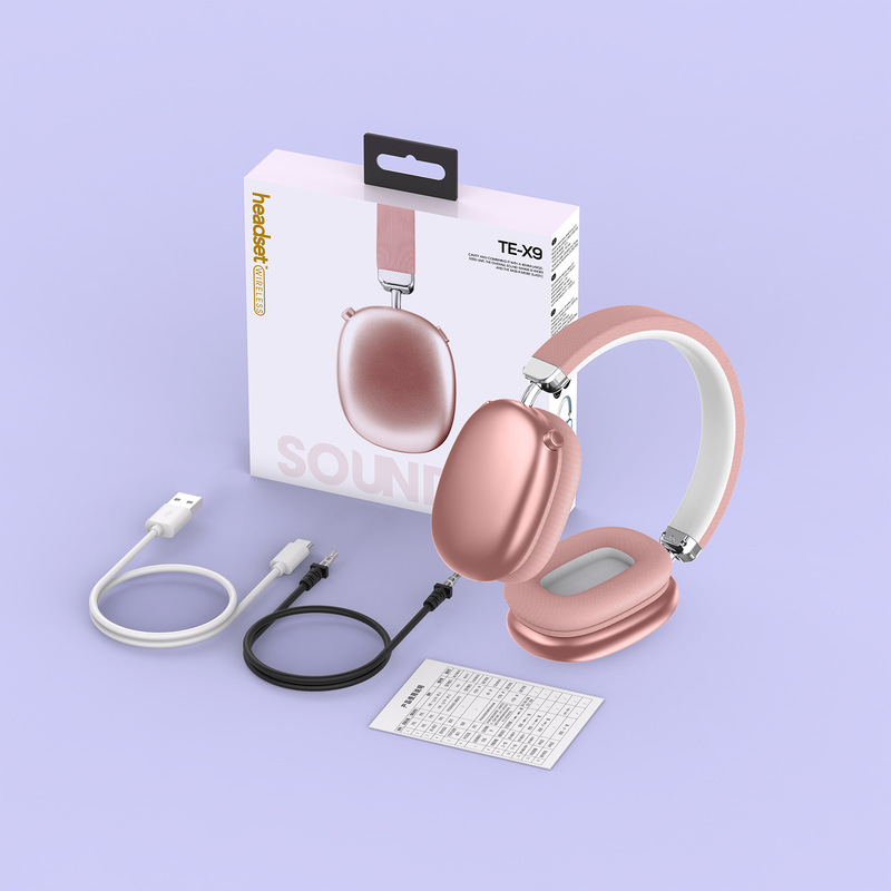 国境を越えた新製品 TE-X9 ヘッドセット ワイヤレス Bluetooth ヘッドセット 重低音 スポーツ ゲーム 携帯電話 ユニバーサル|undefined