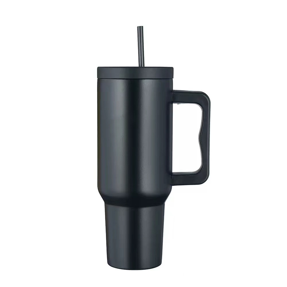 Taza de hielo con mango taza de gran capacidad unisex 304 taza de acero inoxidable portátil para automóviles al por mayor sin