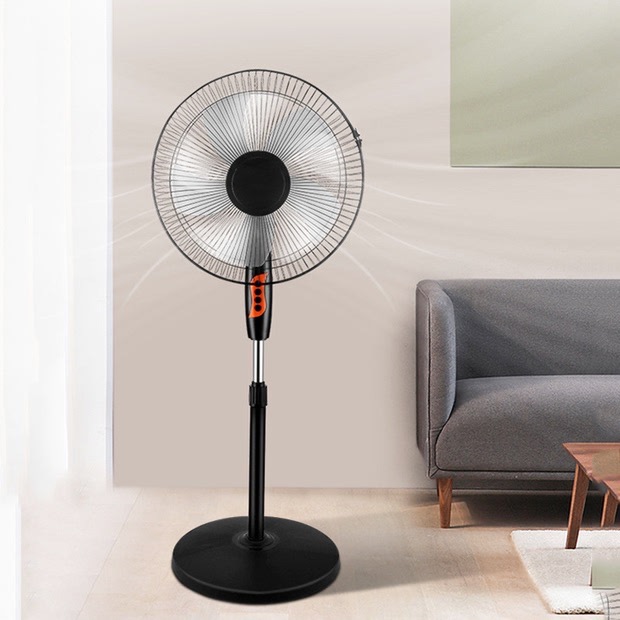 Fábrica directa de 16 pulgadas ventilador de oficina doméstica ahorro de energía silencioso vertical agitación ventilador de piso fuente fábrica al por mayor