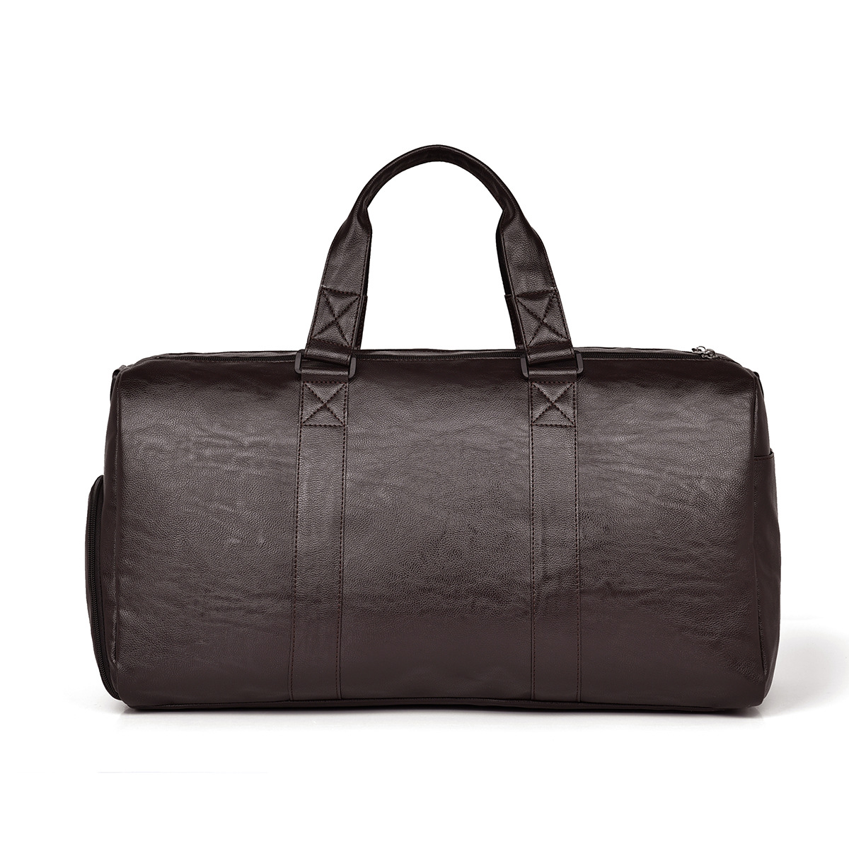 Feisha Bolso de viaje de cuero para hombre europeo y americano transfronterizo Bolso retro Bolso de yoga de fitness de mensajero de un solo hombro de gran capacidad