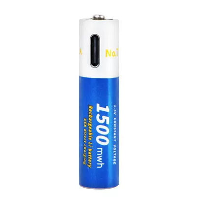 Hibrid akkumulyator batareyaları 1.5V Rechargeable Lithium Battery 3000Mwh High-Efficiency - one-section-no-7-no-charging-cable-no-battery-box