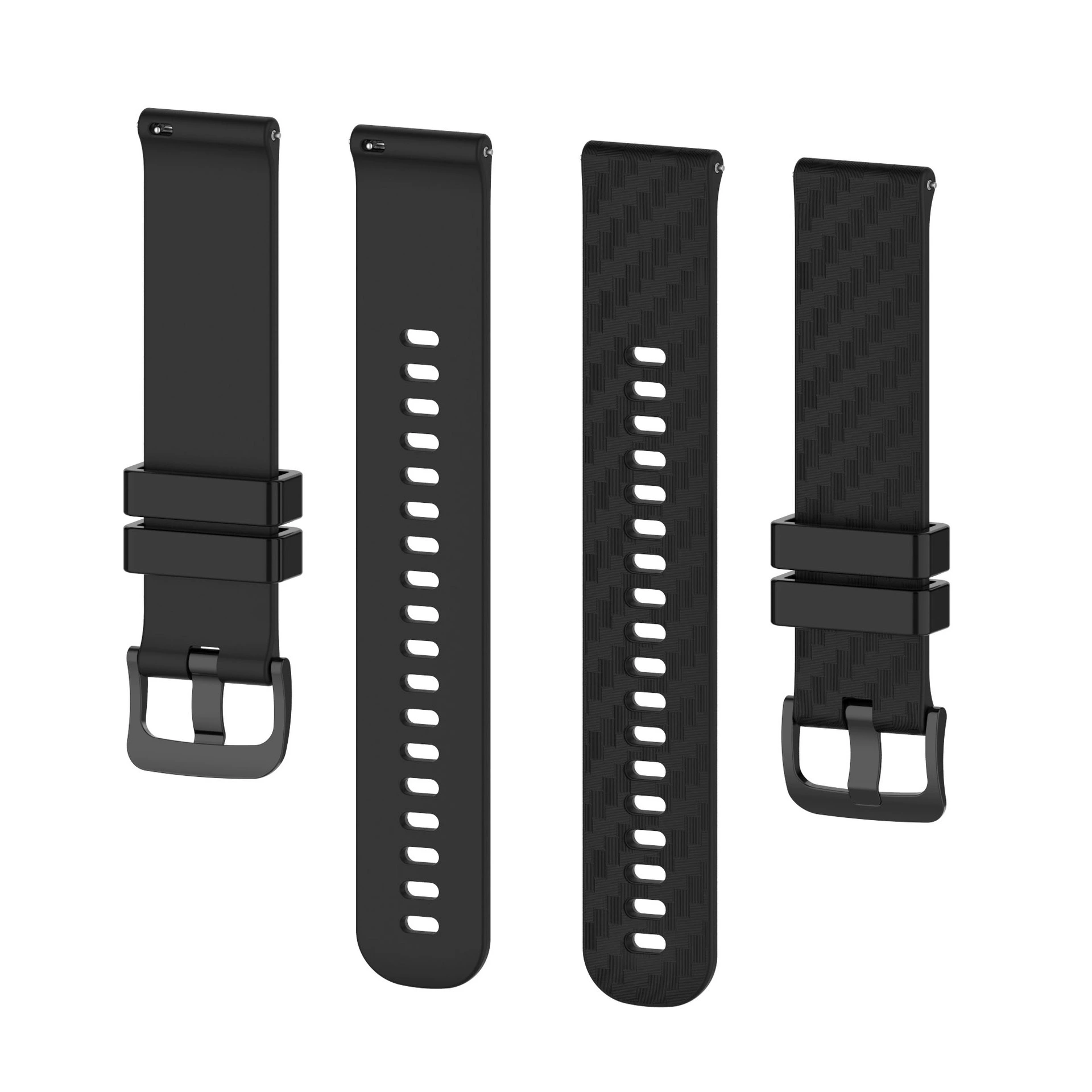 Подходит для Huami Amazfit GTS3/BIP U/GTS2 Whatener Напишите 20/22мм Карбоновое волокно силиконовая подставка