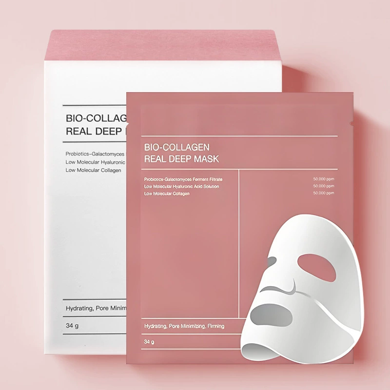 Кросс-бордер BIO-COLLAGEN Маска Bio-Коллаген Белизняющая Прозрачная Разделенная маска