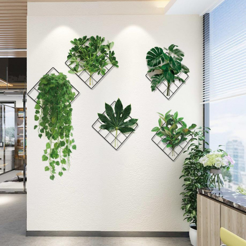 Green Plant Wall 3D Stereo Wall Stickers Living Room Room Decorations Wall Wallpaper Self-Adhesive Bedroom Layout Green Plant Wall 3D Stereo Wall Stickers Living Room Room Decorations Wall Wallpaper Self-Adhesive Bedroom Layout