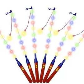 50CM灯笼杆LED灯笼手提杆灯笼配件宫灯喜庆红灯笼手提灯门头