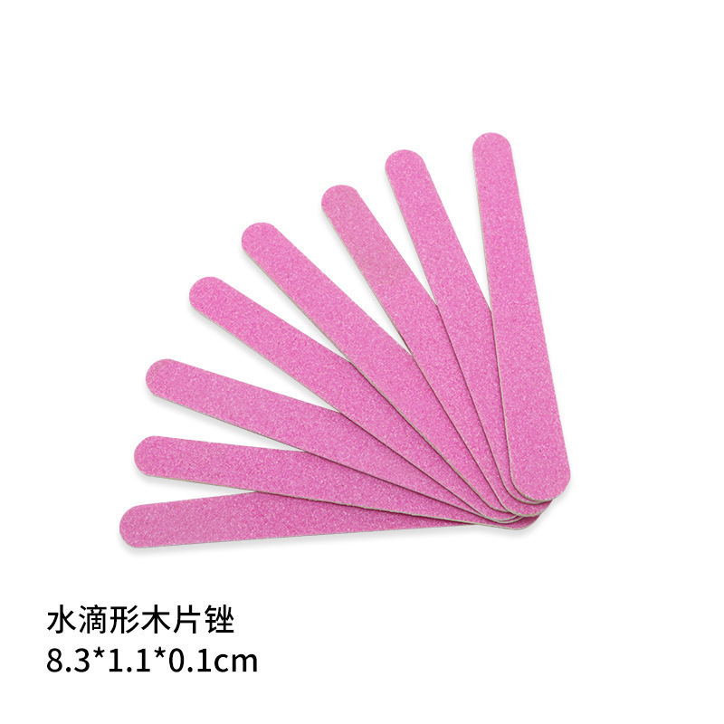 5cmの薄いサンドストリップ、ネイルアート用の小さなサンドストリップ、ウェアラブルネイルツール、爪やすり、木片、小さなやすり|undefined