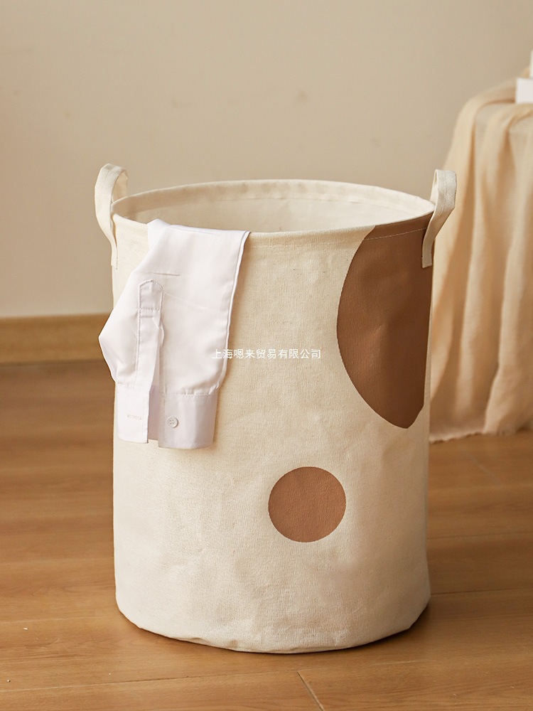 Doll High-Looking Dirty Clothes Storage Basket Laundry Basket Household Bucket Plush Toy Dirty Clothes Basket Storage Canvas