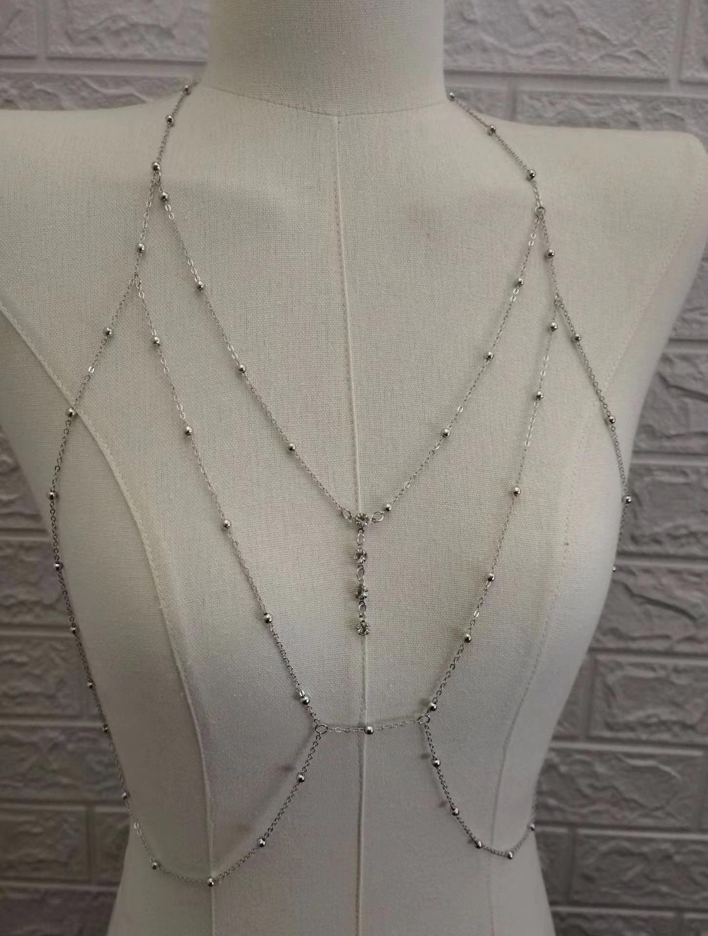 Body chain-stainless steel permanent color retention