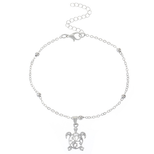 Nationale Style Fashion Trend Alloy Foot Jewelry AliExpress Creative Summer Beach Simple Small Turtle Foot Chain