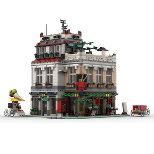Moc-140412 Modular Building of the Office and Interior of Chinatown 2431 Number of Particles