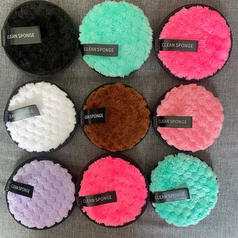 Хит продаж, сетка для ананаса, ленивая прозрачная вода, пудра для снятия макияжа, круглая моющаяся двусторонняя чистящая влажная пудра, подушечка для снятия макияжа, в наличии