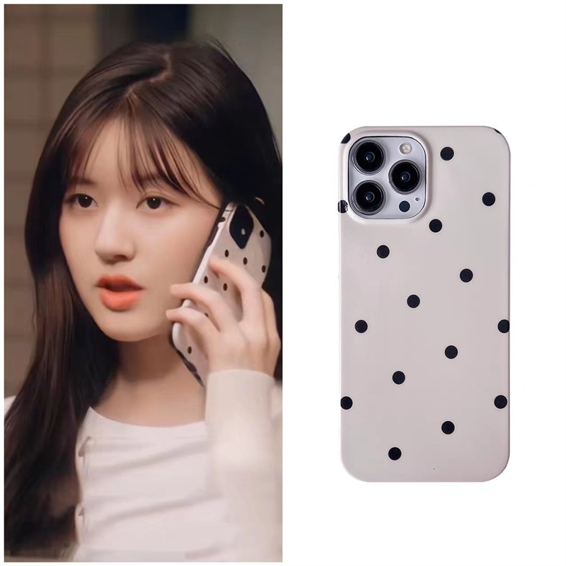 Zhao Lusi with simple wave point for 11 Apple new phone case 12/13 iphone14pro protective cover