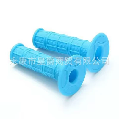 Ultra-Soft Silicone Handlebar Grip – Motorcycle Handle Cover - sky-blue