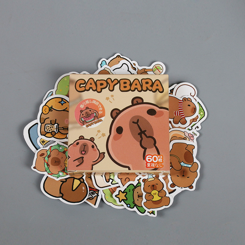【kapibala】60 stickers in box