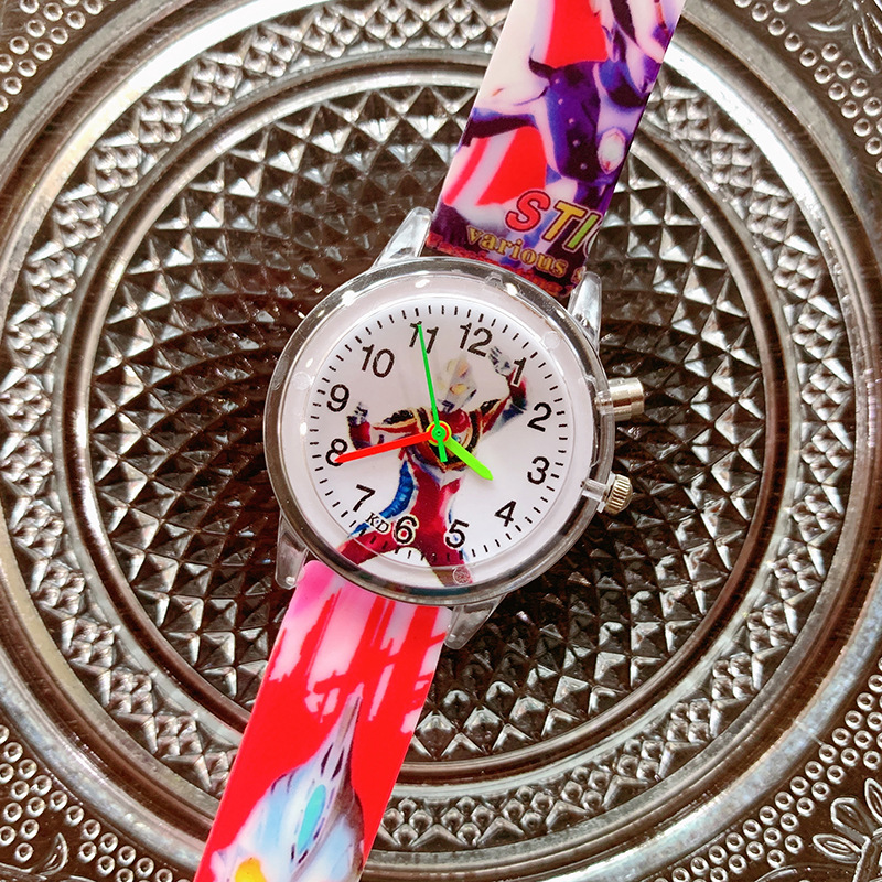 Aisha Niña de dibujos animados impreso reloj de cuarzo luminoso 2023 reloj para niños lindos al por mayor de suministro transfronterizo