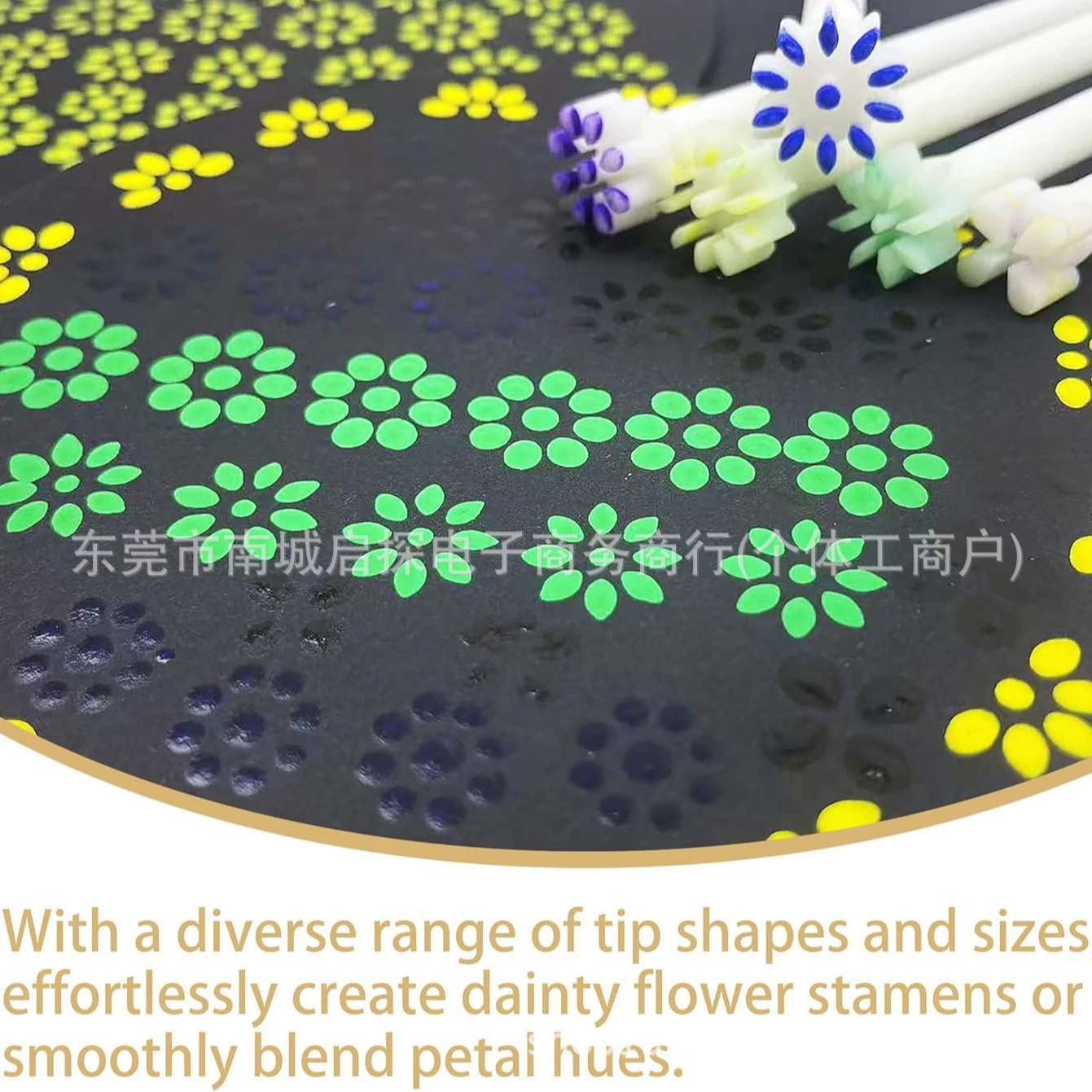 Кросс-гранич Flower Floral Dotting Tools для Dot Painting Embossed Dot Driller
