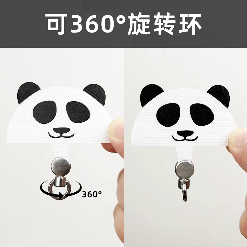携帯電話ストラップガスケット漫画 360 度回転ナイロンストラップ落下防止防水ベアクロスボディストラップクリップ|undefined