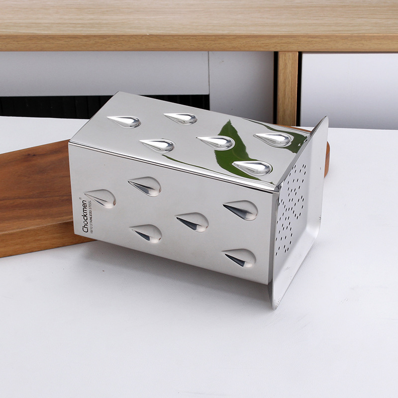 Chockmen Zhuo Deming 18/10 jaula de palillos de acero inoxidable cuchara tubo de palillos jaula de vajilla drenaje tubo de palillos de ventilación