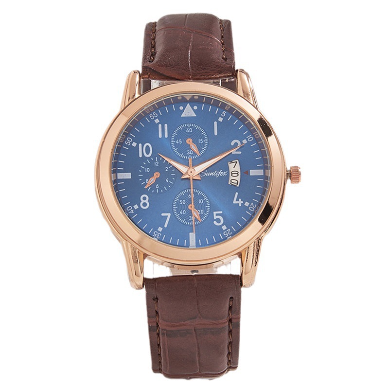 Comercio exterior Venta caliente reloj de hombre falso reloj de cuarzo de negocios de moda de tres ojos reloj deportivo casual de los hombres reloj de los hombres del estudiante