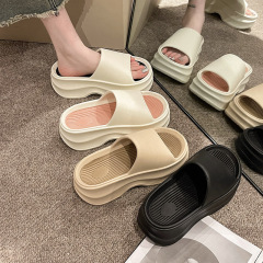 2024新款時尚厚底拖鞋女款夏季時尚可外穿增高顯瘦日常外穿涼拖鞋