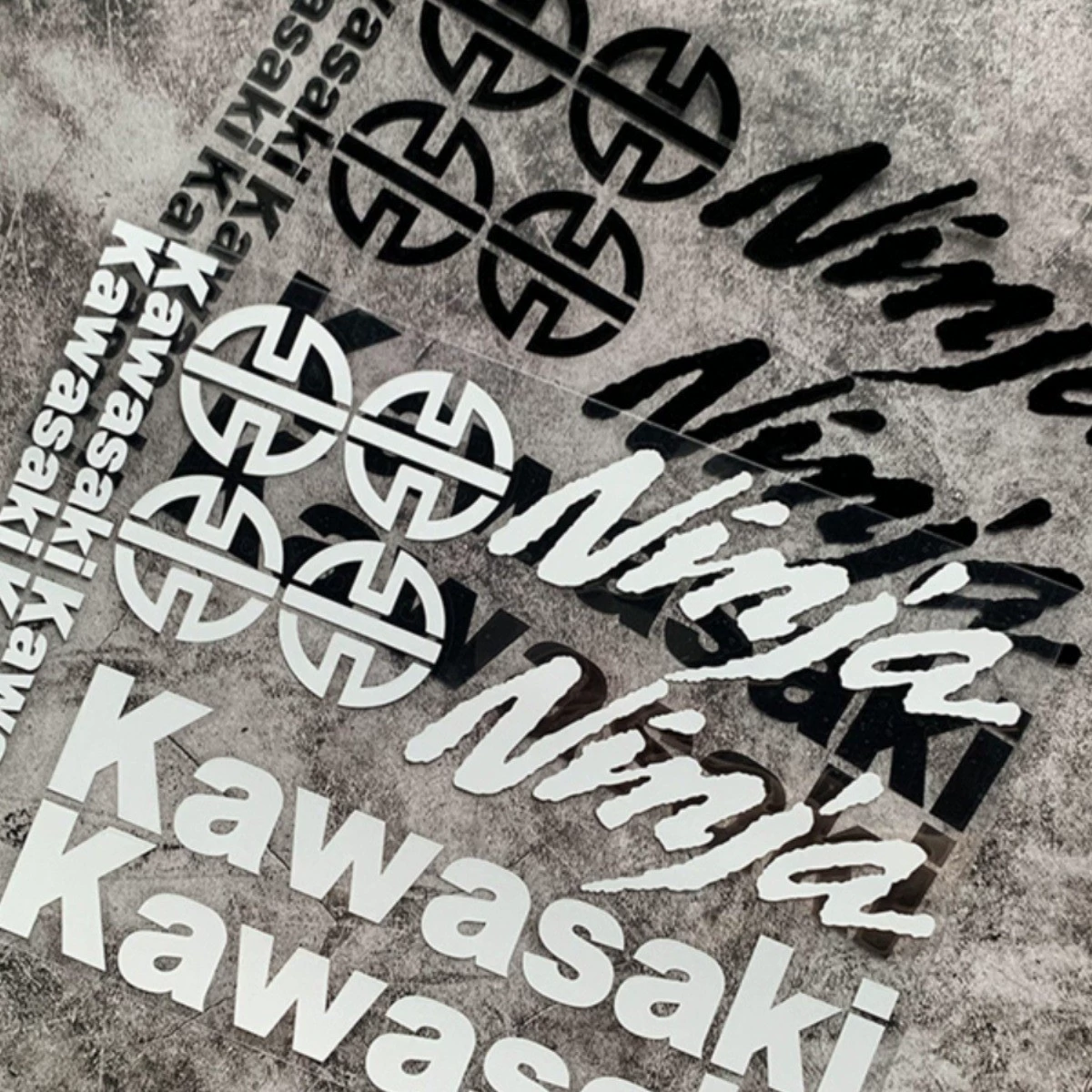 Наклейка-логотип Kawasaki, стикер для рамки/обтекателя ninja400 650 z400 650 900 1000, модификация ветрового стекла и корпуса