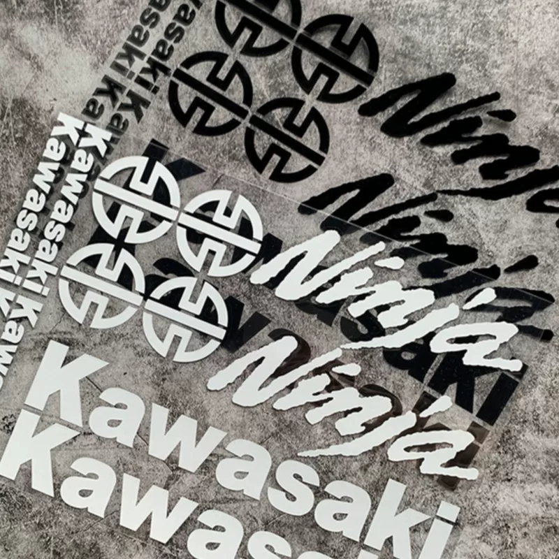 Наклейка-логотип Kawasaki, стикер для рамки/обтекателя ninja400 650 z400 650 900 1000, модификация ветрового стекла и корпуса