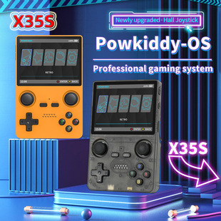 New X35S Handheld Game Console Open Source Portable Retro Arcade Game Nostalgic Ips High-Definition Gba Cross-Border Handheld Console