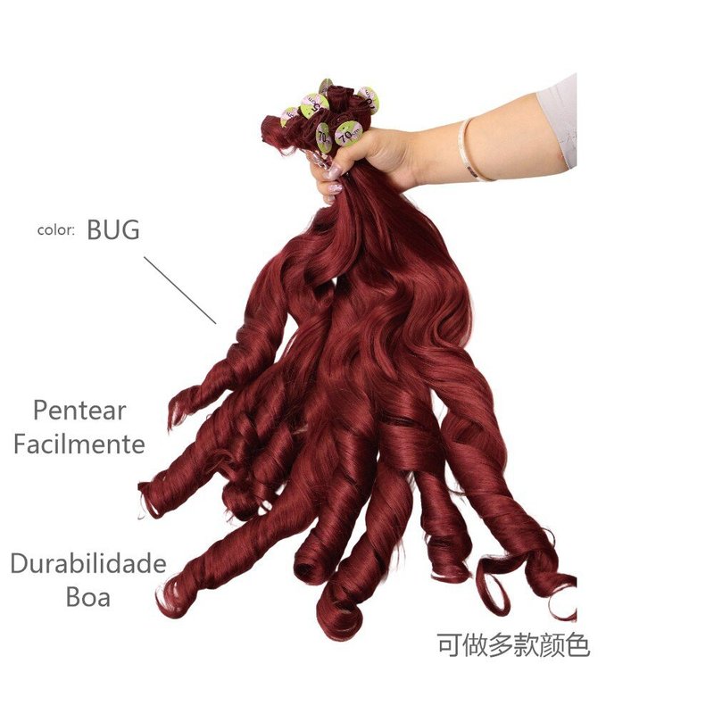 欧美长卷发跨境假发辫子大波浪French Curl Loose Wave Crochet H|undefined