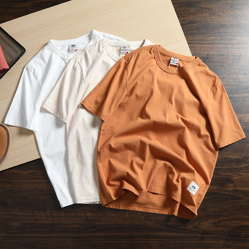 Cotton summer thin short sleeve T-shirt