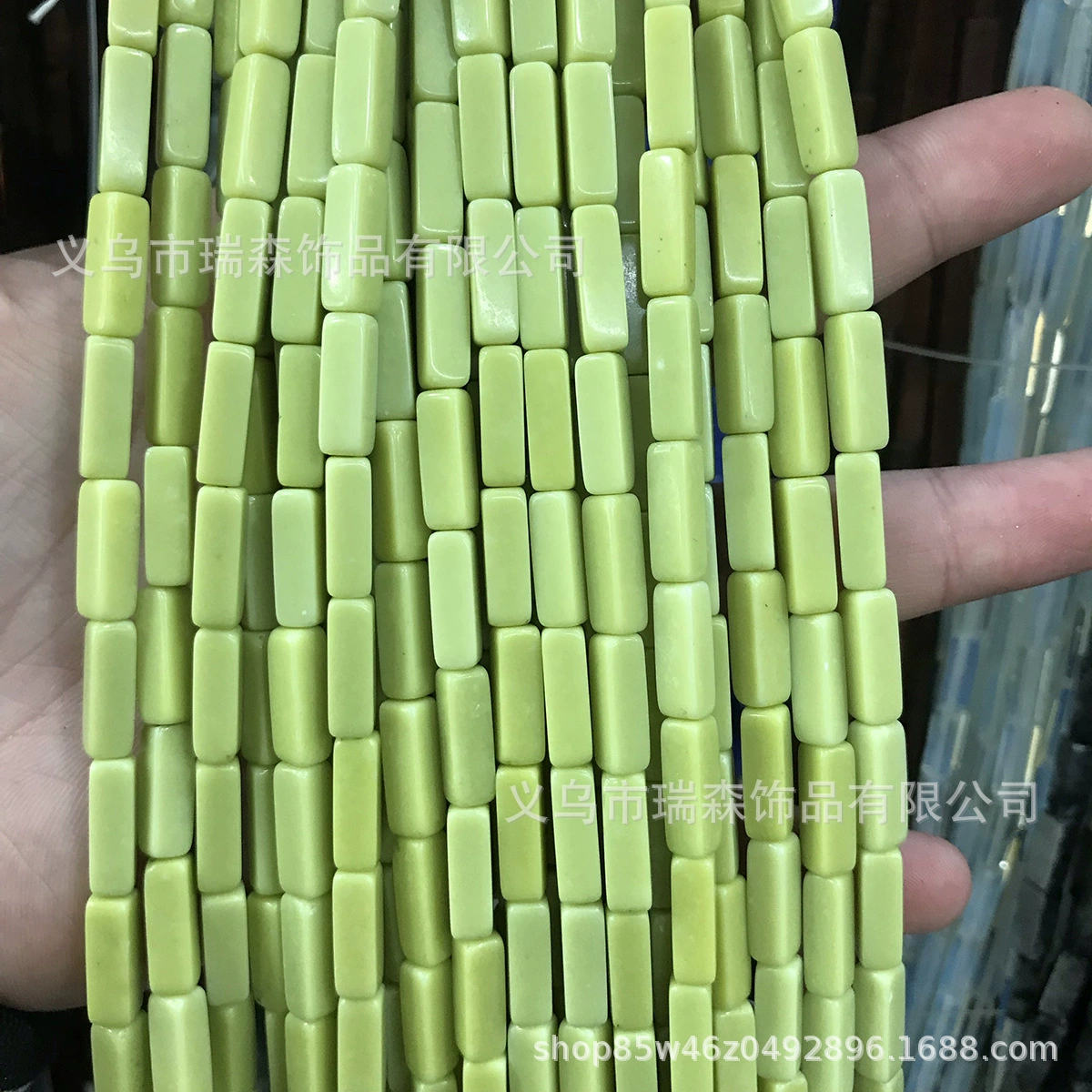 Rectangular beads, accessory, accessories, 4×13mm, DIY