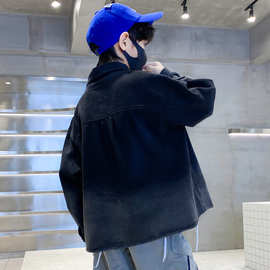 男童外套2025春秋新款帅气夹克衣服儿童洋气炸街全棉