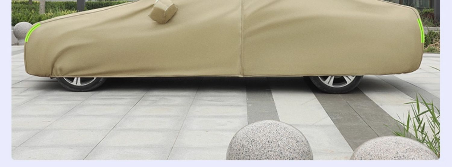 Oxford Cloth 190t Insulated and Thickened Car Cover, Rainproof, Sunproof, Dustproof, All-Season Universal Full Cover Sunshade