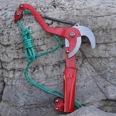 Hardware garden agricultural tools high-altitude shears black with rope pulley fruit branch pruning shears with clip fruit picking high branch scissors