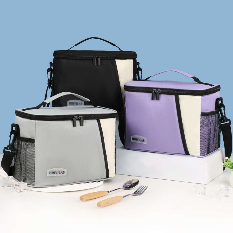 Nueva bolsa de almuerzo de tela de Oxford bolsa de picnic dopamina contraste bolsa de hielo bolsa de almuerzo bolsa de aislamiento bolsa de camping