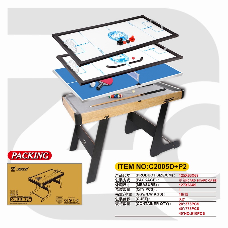 Mesa de billar multifuncional tres en uno cuatro en uno fútbol hockey hockey tenis de mesa de juego juguetes para niños