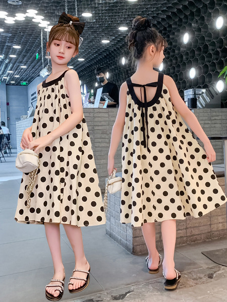 Summer cool cotton Japanese cute retro dress for students