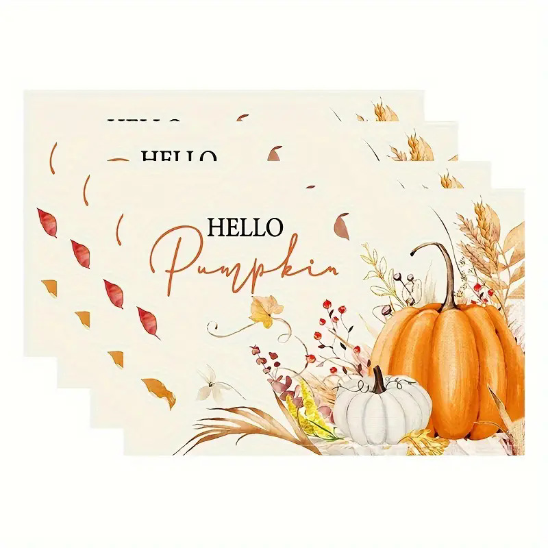 Transfronterizos lino almohadilla de mesa Aliexpress TEMU Amazon almohadilla de mesa cuadrada búfalo rojo almohadilla de Navidad Día de la Independencia