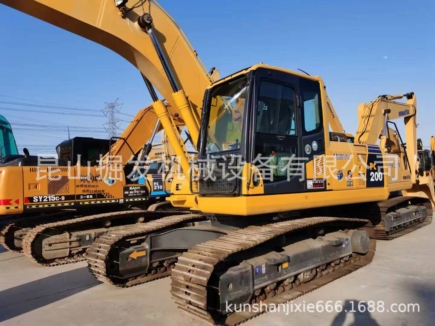 KOMATSU小松PC200-8二手挖掘机 履带式挖掘机