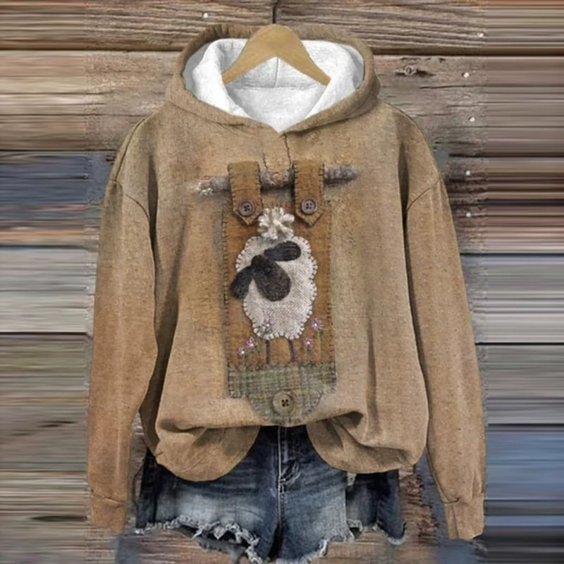 Трансграничная осень-зима теплопередача свитер осенняя женская 3D цифровая печать свитер модное пальто