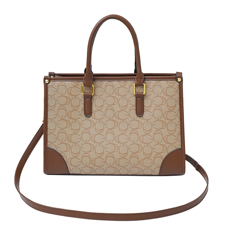 Bolso de mujer transfronterizo nuevo clásico de moda retro impresión bolso de mano de gran capacidad de viaje mochila de viaje