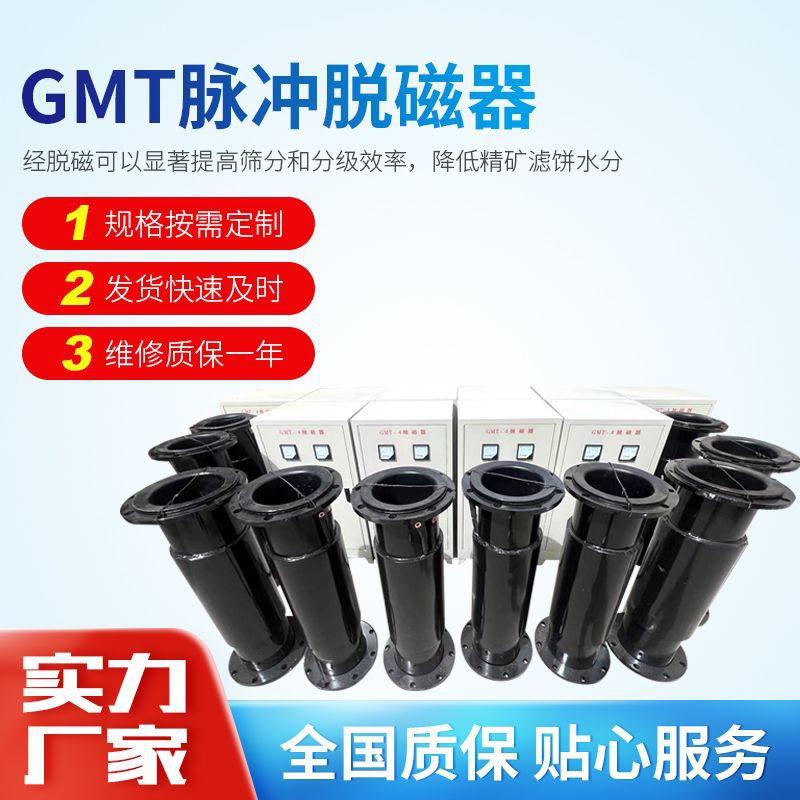 山东厂家供货脉冲式脱磁器 铁矿高频脉冲脱磁器 管道式数控退磁器