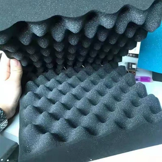厂家定制高密度隔音棉 阻燃吸音板录音棚鸡蛋棉防火三角吸音棉