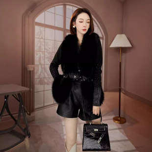 New Spring Cooling Fashion Haining Imitation Fur Outwear for Mothers Mink Velvet Outwear Warm Craft Fur Outwear