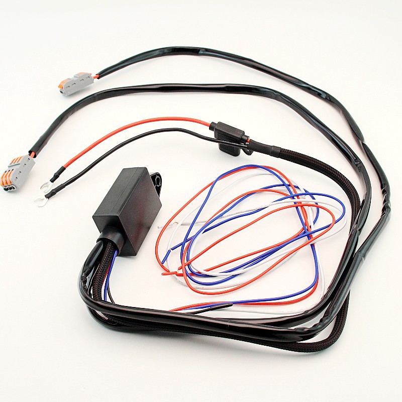 Motorcycle Led Spotlight Switch, Dual Spotlight Wiring Harness, Car Flashing Left and Right Flash Harness, High and Low Beam Light Set