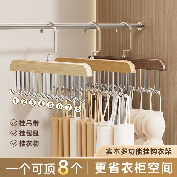 Hanger from natural wood