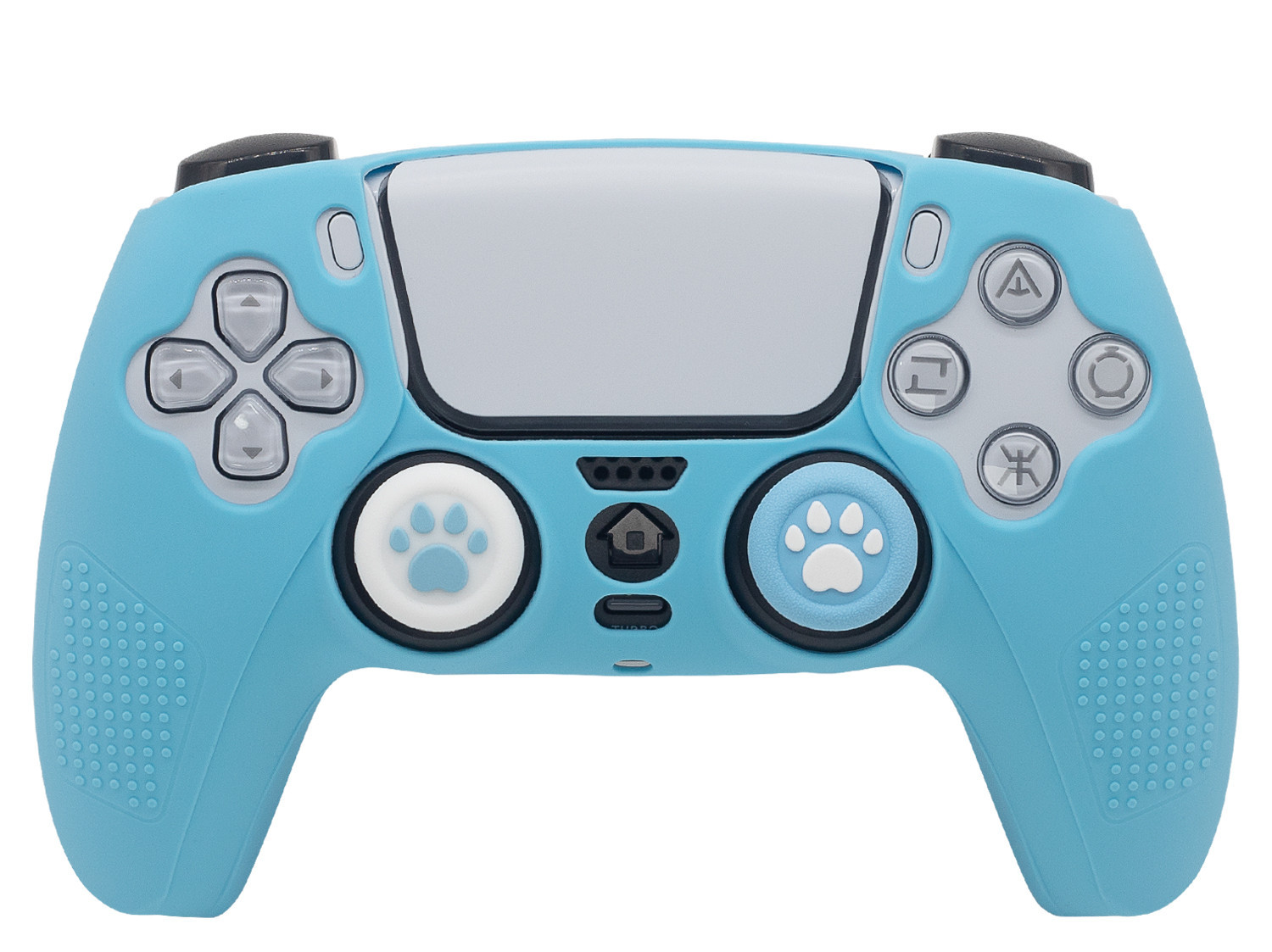 Black Myth Goku PS5 Funda de silicona P5 Funda protectora para gamepad Anti-caída y anti-rayado, se puede enviar una tapa de balancín