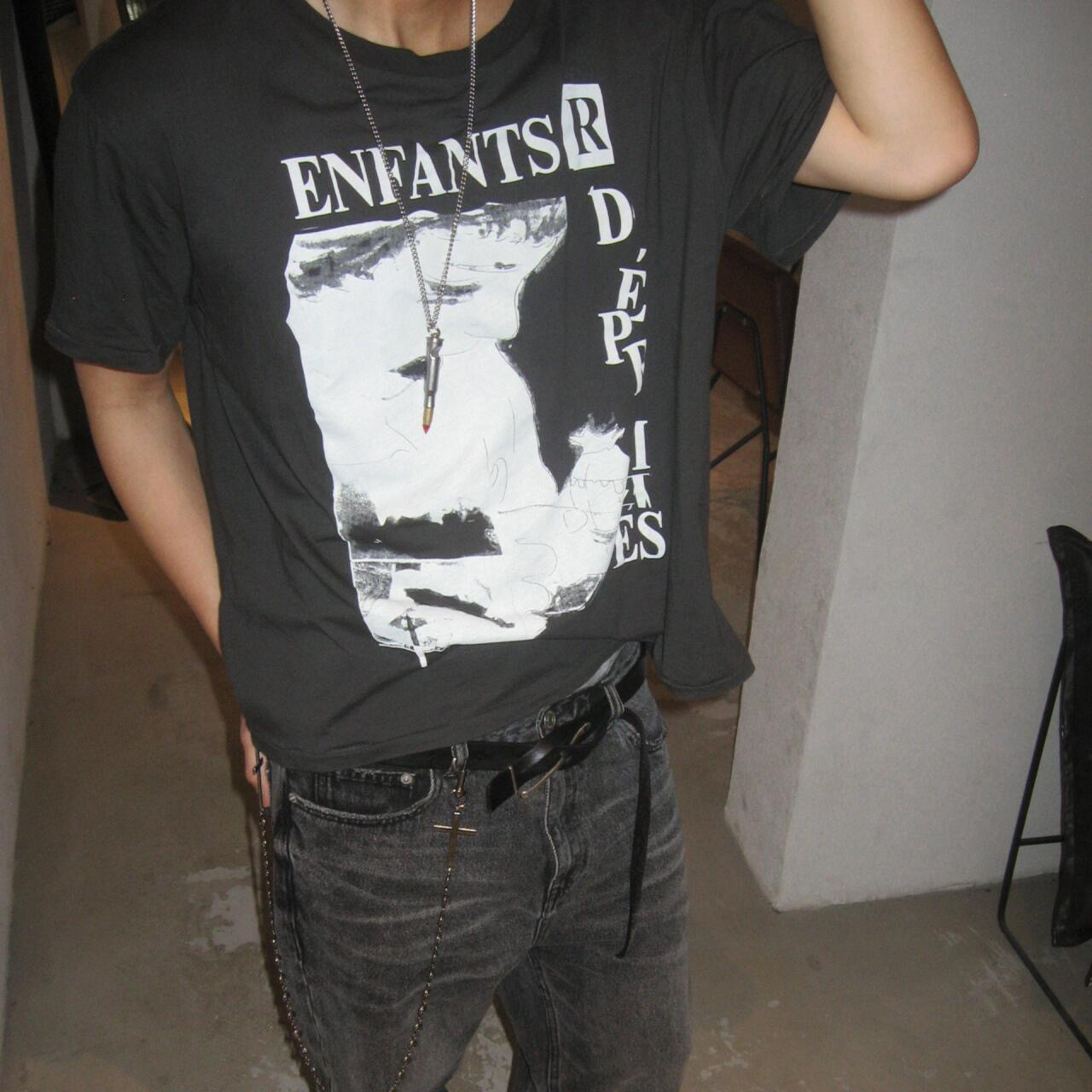 ERD CRAZY Melancholic Rich Second Generation Niche Trendy American Style Summer Loose Cotton Men's Couple Short Sleeve_voghion.com