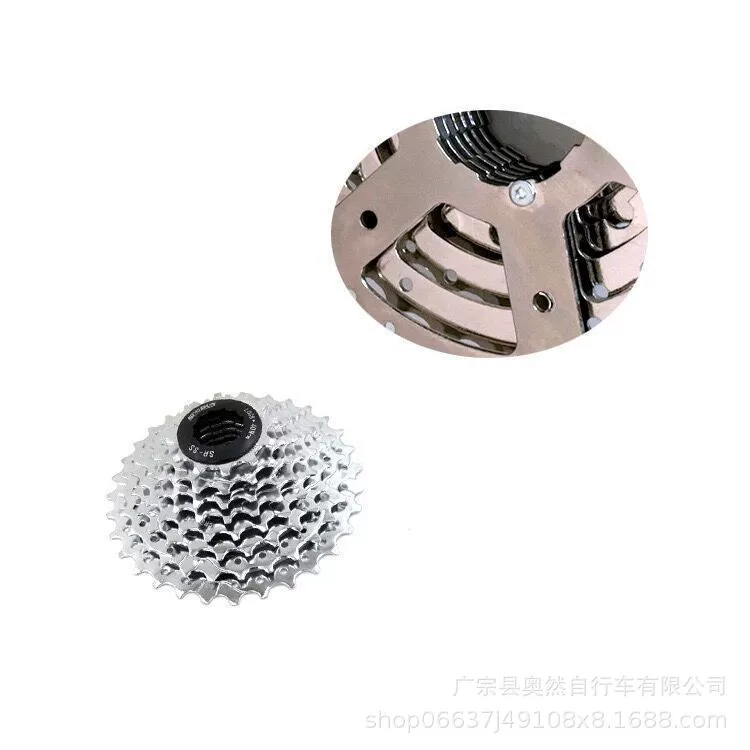Mountain bike cassette with brake system